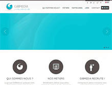 Tablet Screenshot of gibmedia.fr